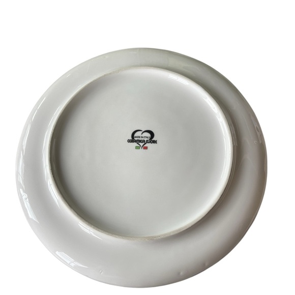 Ceramica Cuore Italian Plate 11” Charcuterie Cheese Salad Serving Dish Italian - Picture 2 of 4